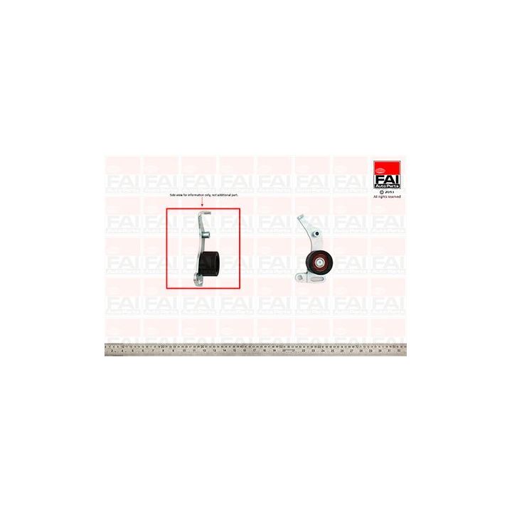 įtempiklio skriemulys, paskirstymo diržas FAI AutoParts T2933
