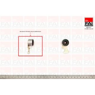 įtempiklio skriemulys, paskirstymo diržas FAI AutoParts T3558