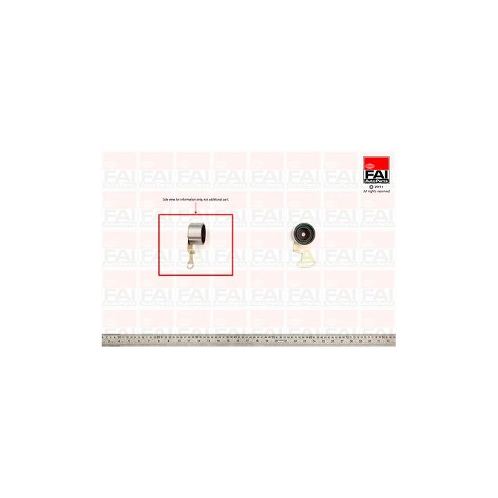 įtempiklio skriemulys, paskirstymo diržas FAI AutoParts T3558