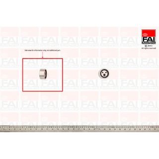 įtempiklio skriemulys, paskirstymo diržas FAI AutoParts T6085