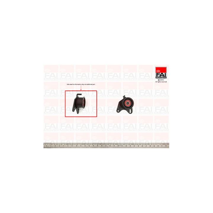 įtempiklio skriemulys, paskirstymo diržas FAI AutoParts T9256