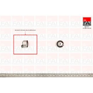 įtempiklio skriemulys, paskirstymo diržas FAI AutoParts T9258