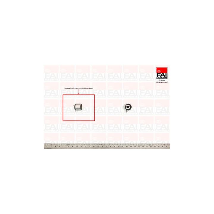 įtempiklio skriemulys, paskirstymo diržas FAI AutoParts T9267