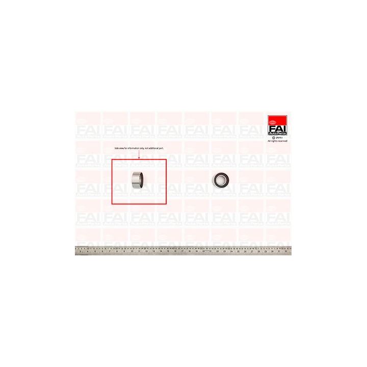 įtempiklio skriemulys, paskirstymo diržas FAI AutoParts T9276