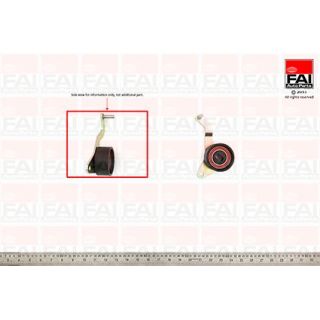 įtempiklio skriemulys, paskirstymo diržas FAI AutoParts T9283