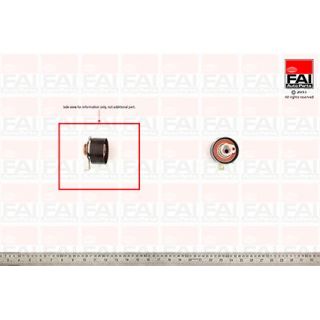 įtempiklio skriemulys, paskirstymo diržas FAI AutoParts T9314