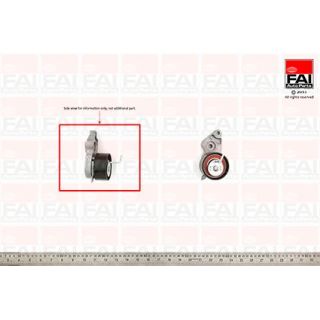 įtempiklio skriemulys, paskirstymo diržas FAI AutoParts T9315