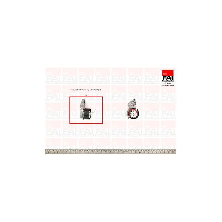 įtempiklio skriemulys, paskirstymo diržas FAI AutoParts T9315