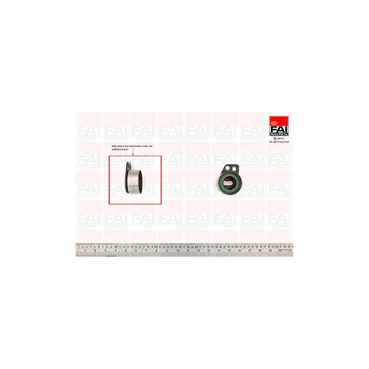 įtempiklio skriemulys, paskirstymo diržas FAI AutoParts T9473
