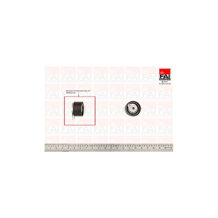 įtempiklio skriemulys, paskirstymo diržas FAI AutoParts T9518