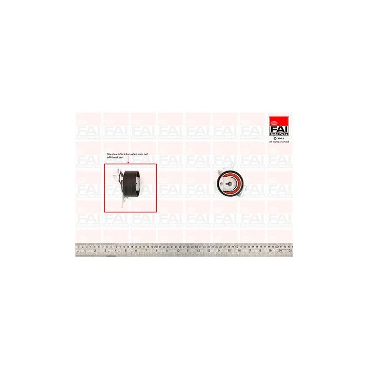 įtempiklio skriemulys, paskirstymo diržas FAI AutoParts T9533