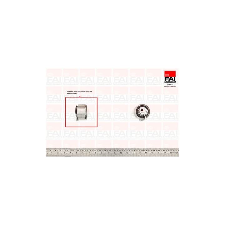 įtempiklio skriemulys, paskirstymo diržas FAI AutoParts T9573