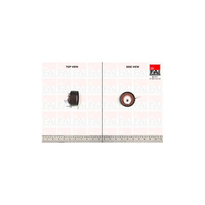 įtempiklio skriemulys, paskirstymo diržas FAI AutoParts T9818