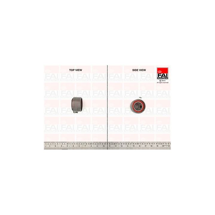 įtempiklio skriemulys, paskirstymo diržas FAI AutoParts T9837