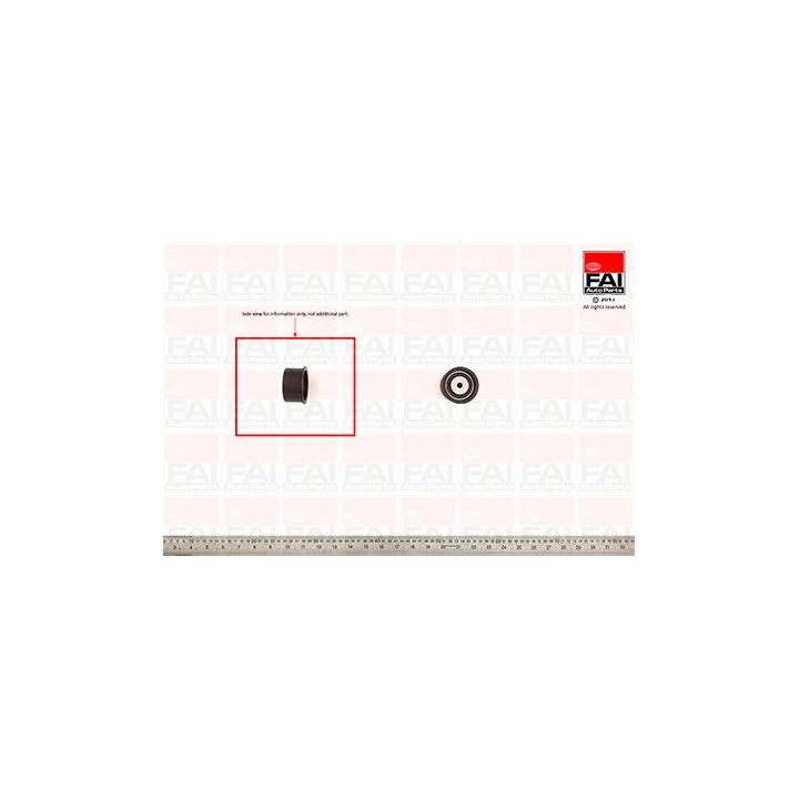 Kreipiantysis skriemulys, paskirstymo diržas FAI AutoParts T9259