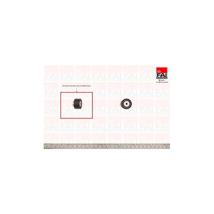 Kreipiantysis skriemulys, paskirstymo diržas FAI AutoParts T9271