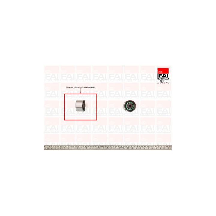 Kreipiantysis skriemulys, paskirstymo diržas FAI AutoParts T9281