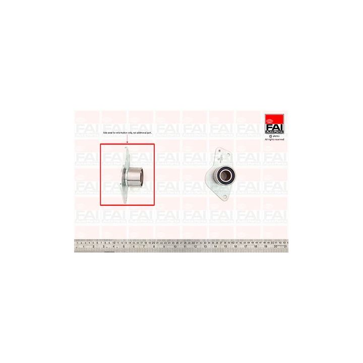 Kreipiantysis skriemulys, paskirstymo diržas FAI AutoParts T9334