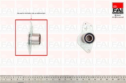Kreipiantysis skriemulys, paskirstymo diržas FAI AutoParts T9334