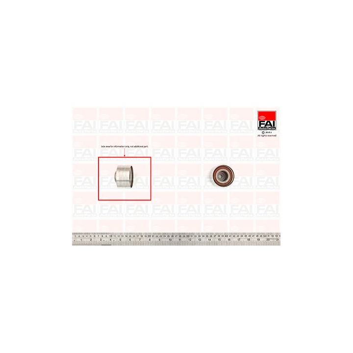 Kreipiantysis skriemulys, paskirstymo diržas FAI AutoParts T9427