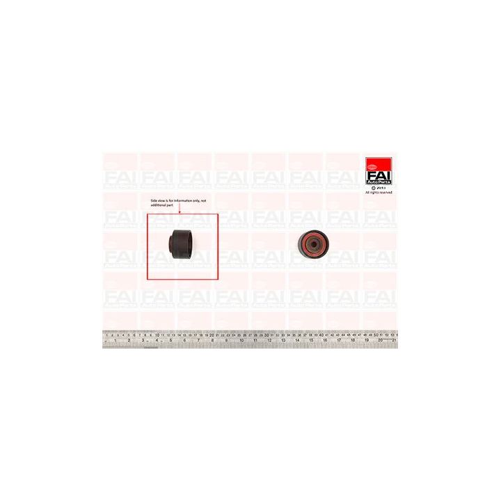 Kreipiantysis skriemulys, paskirstymo diržas FAI AutoParts T9468