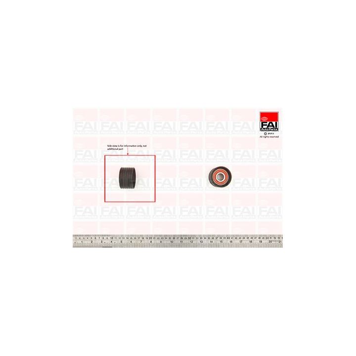 Kreipiantysis skriemulys, paskirstymo diržas FAI AutoParts T9512