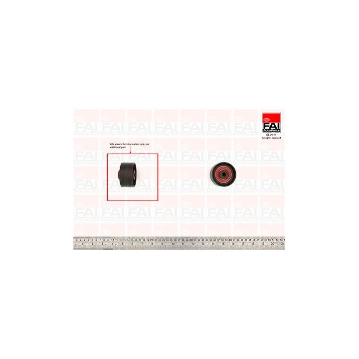 Kreipiantysis skriemulys, paskirstymo diržas FAI AutoParts T9534