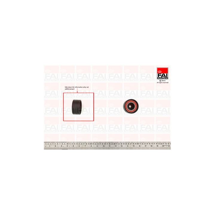 Kreipiantysis skriemulys, paskirstymo diržas FAI AutoParts T9568