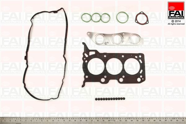 Tarpiklių komplektas, cilindro galva FAI AutoParts HS1416