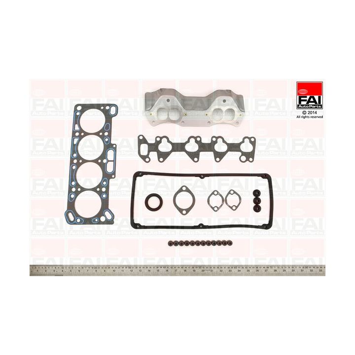 Tarpiklių komplektas, cilindro galva FAI AutoParts HS980