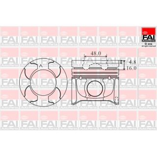 Stūmoklis FAI AutoParts PK19-000