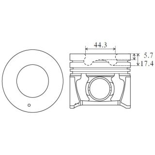 Stūmoklis FAI AutoParts PK29-050