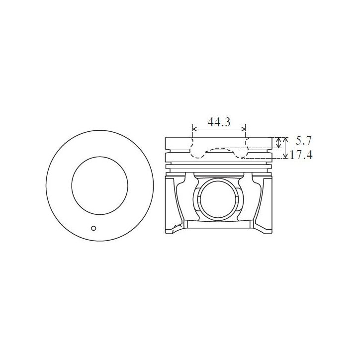 Stūmoklis FAI AutoParts PK29-050
