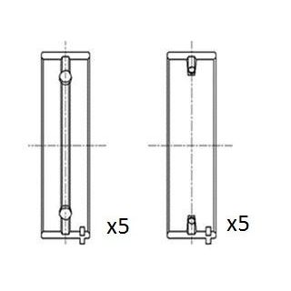 Pagrindiniai guoliai, alkūninis velenas FAI AutoParts BM1003-050