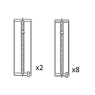 Pagrindiniai guoliai, alkūninis velenas FAI AutoParts BM1005-025