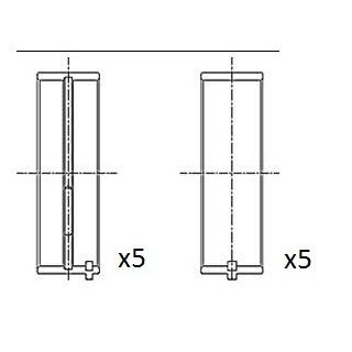 Pagrindiniai guoliai, alkūninis velenas FAI AutoParts BM1007-025
