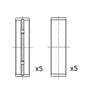 Pagrindiniai guoliai, alkūninis velenas FAI AutoParts BM1008-025