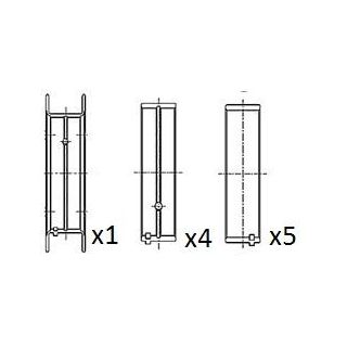 Pagrindiniai guoliai, alkūninis velenas FAI AutoParts BM1009-020