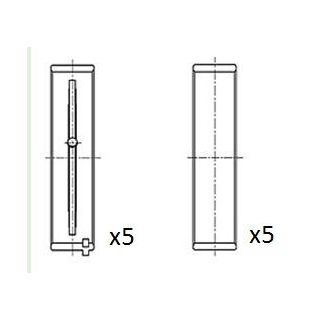 Pagrindiniai guoliai, alkūninis velenas FAI AutoParts BM1019-050