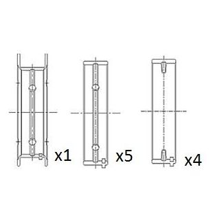Pagrindiniai guoliai, alkūninis velenas FAI AutoParts BM1021-025