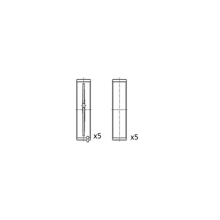Pagrindiniai guoliai, alkūninis velenas FAI AutoParts BM1024-050