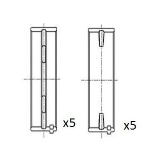Pagrindiniai guoliai, alkūninis velenas FAI AutoParts BM1026-010