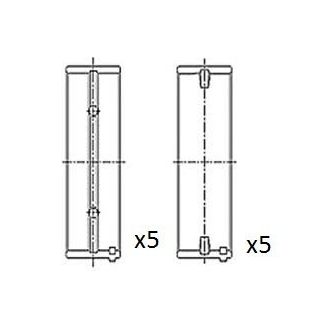 Pagrindiniai guoliai, alkūninis velenas FAI AutoParts BM1029-025