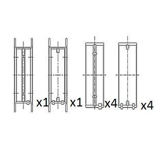 Pagrindiniai guoliai, alkūninis velenas FAI AutoParts BM1040-STD