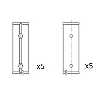 Pagrindiniai guoliai, alkūninis velenas FAI AutoParts BM1042-030