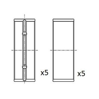 Pagrindiniai guoliai, alkūninis velenas FAI AutoParts BM1045-STD