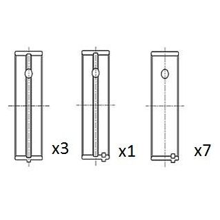 Pagrindiniai guoliai, alkūninis velenas FAI AutoParts BM1051-STD