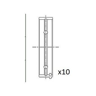 Pagrindiniai guoliai, alkūninis velenas FAI AutoParts BM1052-STD