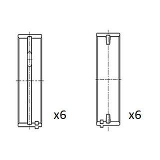 Pagrindiniai guoliai, alkūninis velenas FAI AutoParts BM1062-050