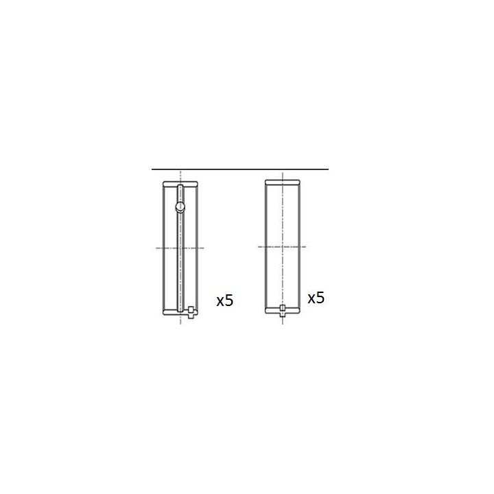 Pagrindiniai guoliai, alkūninis velenas FAI AutoParts BM1069-025